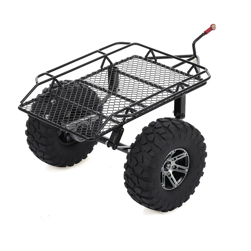 

1Set Axial SCX10 1/10 Metal Hitch Mount Trailer for RC Crawler 90046 TRX4 D90 CC01 S223