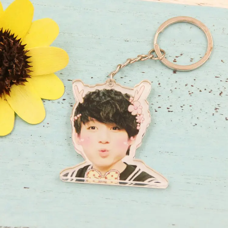 Сегмент yi en сопутствующие товары GOT7 украшенный настоящий человек акриловое волокно кулон брелок 053