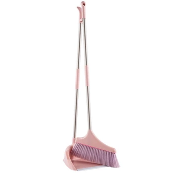 

Household Cleaning Tools Broom Dustpan Set Foldable Plastic PP Broom Combination Soft Fur Clean Dust-Free Broom