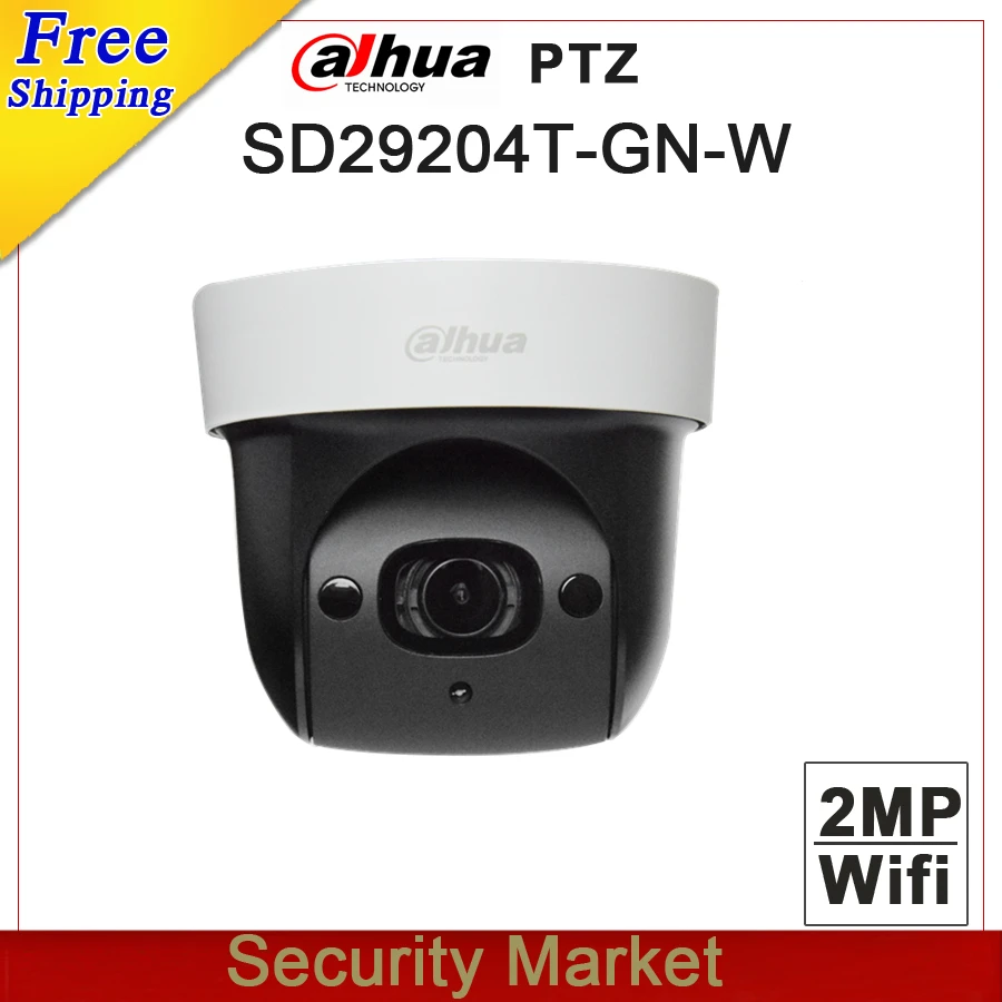 Оригинал dahua английская SD29204T GN W заменить DH SD29204S Wi Fi IP 2MP микрофон купольная Камера