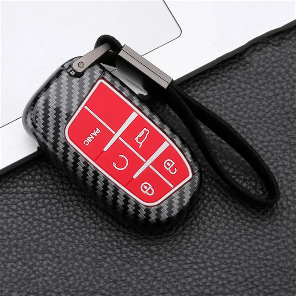 Cover custodia chiave auto per Jeep Renegade Compass Grand Cherokee Per Chrysler 300C Wrangler Dodge - Hdca6721bd44540e3959eb92aa74c4bbcr