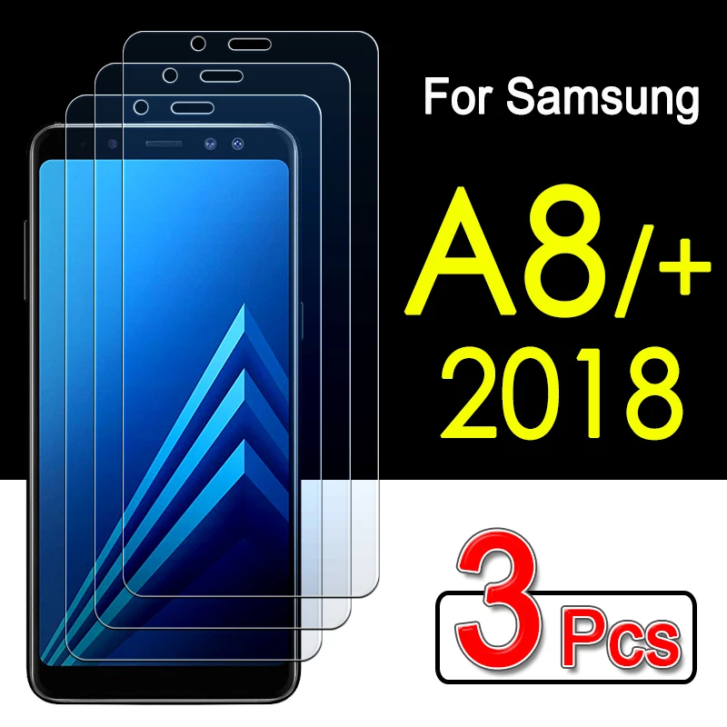 3 шт. A 8 plus Защитное стекло для Samsung Galaxy A8 a8plus протектор экрана SAM Galaxy 8a a82018 Броня Закаленное стекло пленка
