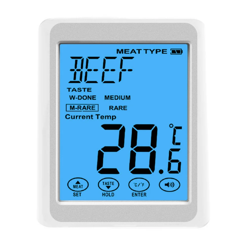 Kitchen BBQ Thermometer Electronic Temperture Measure For Cooking Food Stainless Steel Probe Meat Oven Thermometer Kitchen Tool