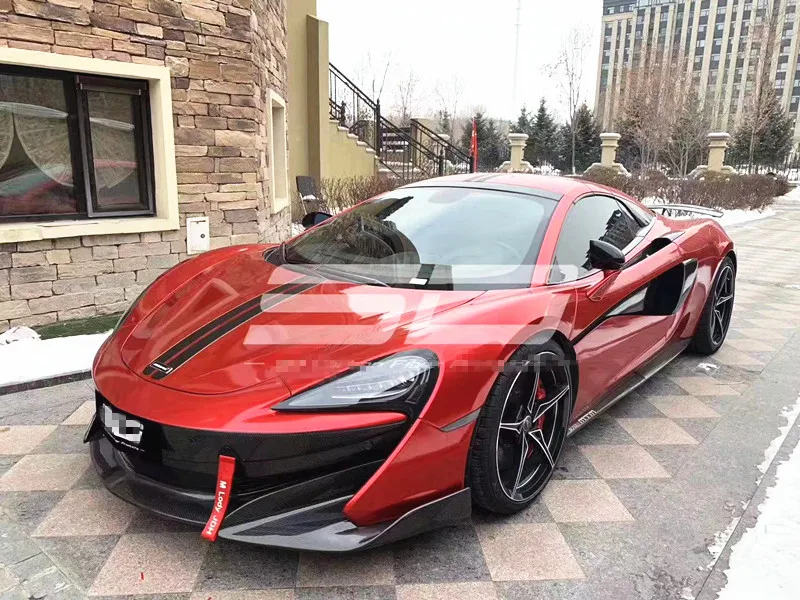 Для mlaren 540C 570S 570GT обновление до 600LT сухой карбоновый кузов P1 Стиль Капот 600LT кузов бампер спойлер боковые юбки