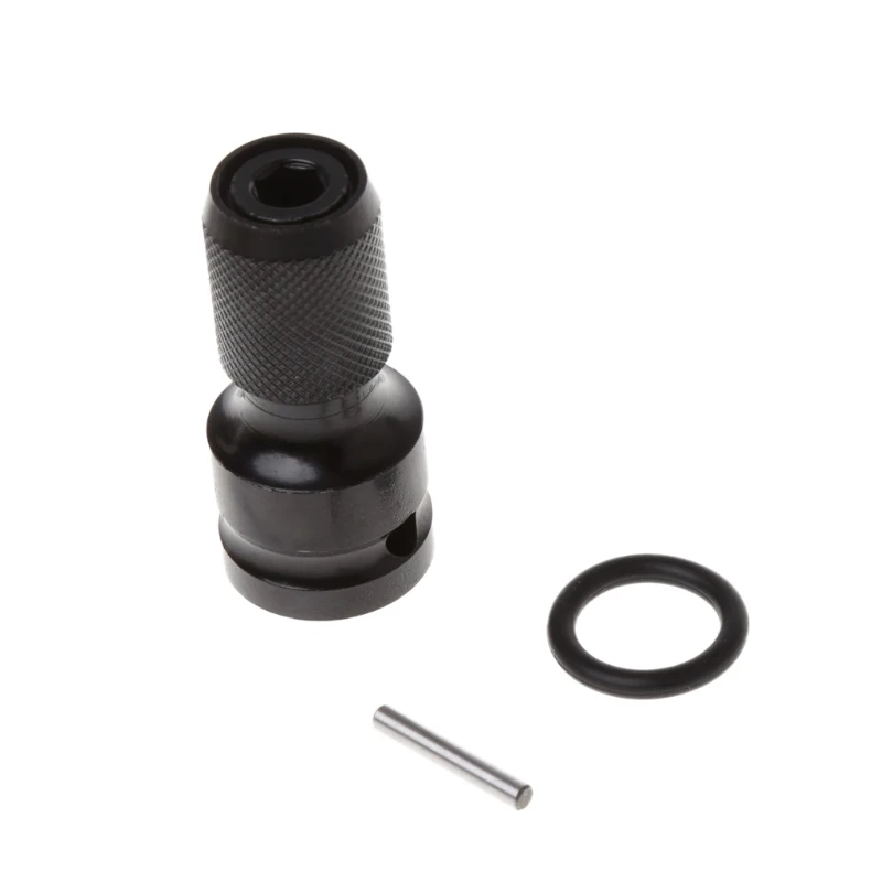 

1/2\"Drive To 1/4\"Hex Shank Converter Quick Release Chuck Screwdriver Bit Adapter