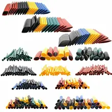 328pcs/bag 1bag   double wall heat shrinkable tube combination suit electrical tape insulation sleeve data line