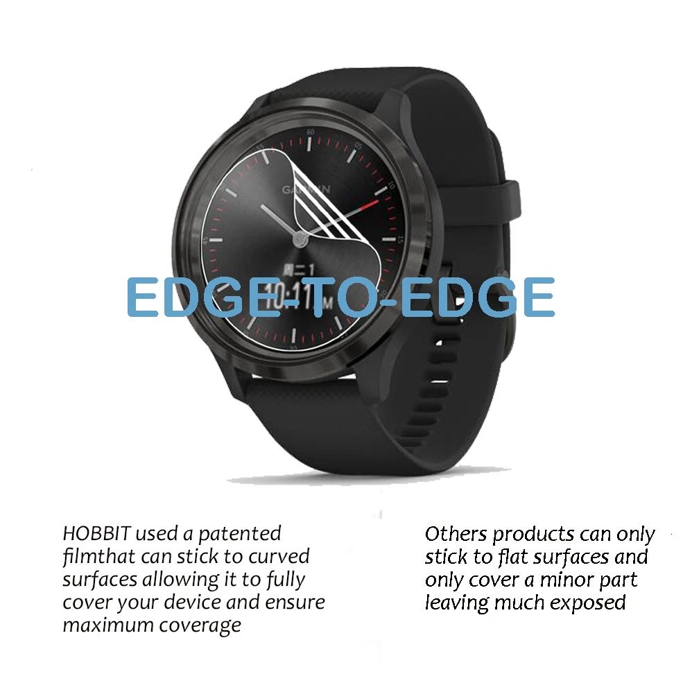 3 шт. для Garmin Move 3 3 S SmartWatch Гидрогелевая прозрачная защитная пленка для всего экрана для Garmin Move 3 S gps часы против царапин пленка tpu(термополиуретановая пленка