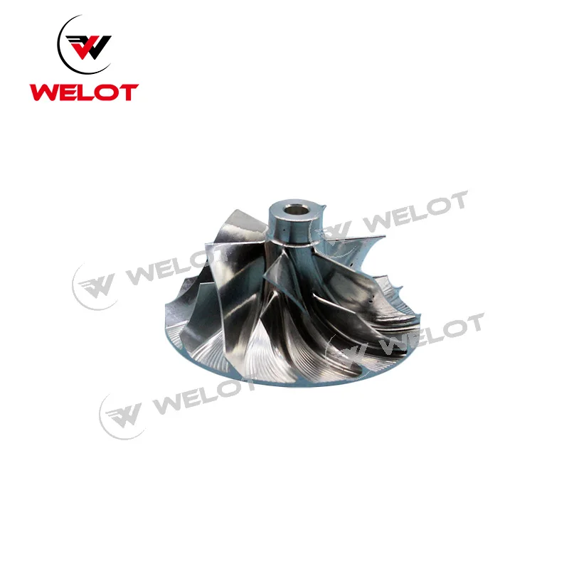17201-11070 MFS Turbo Kompressor Rad 1720111070 Billet Turbo Fräsen Rad Für Toyota Hilux Innova Fortuner 2,4 L 2GD-FTV – Detail 3