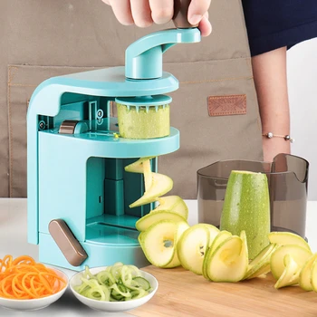 

Multi-Function Kitchen Vegetable Slicer Spiralizer Pasta Maker Silk Thread Mandoline Slicer Blade Vegetable Cutter Chopper Toos