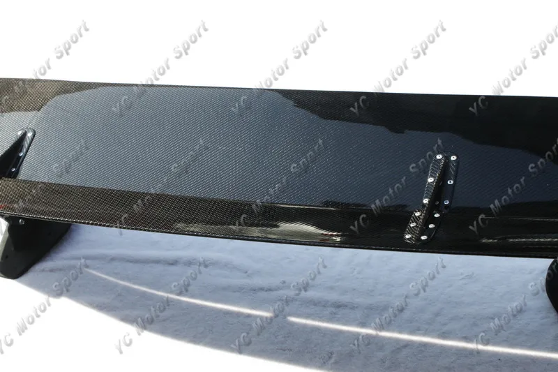 2001-2007  Mitsubishi Evolution 7-9 Voltex Type5 Style Trunk Spoiler GT Wing 1700mm CF with 29mm Aluminum Stands (14)
