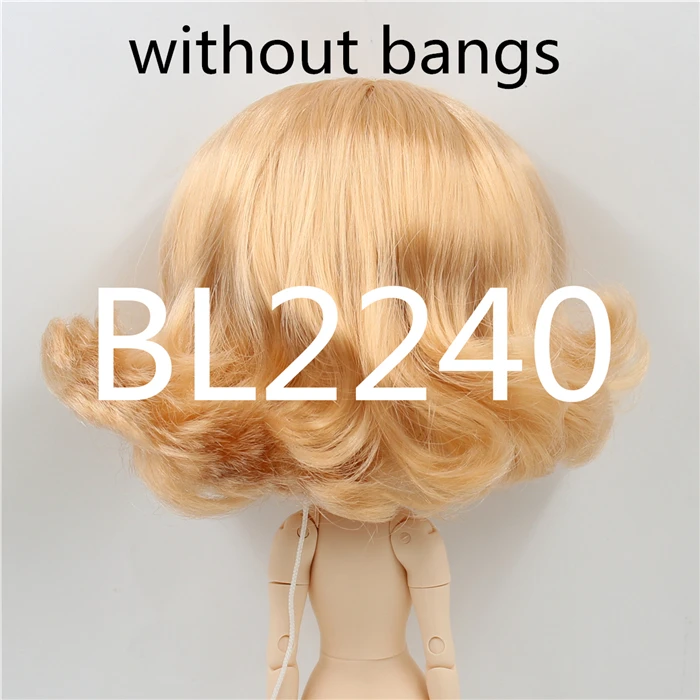 ICY blyth doll wig only rbl scalp and dome short hair for custom doll 13