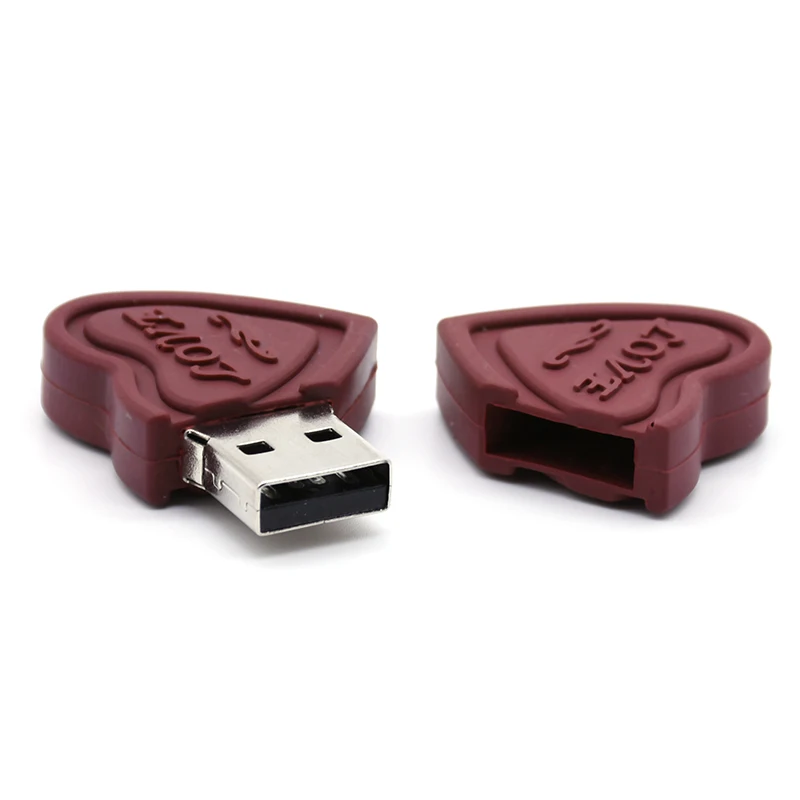 Usb флеш накопитель в форме сердца 4 128 ГБ|USB флэш-накопители| |