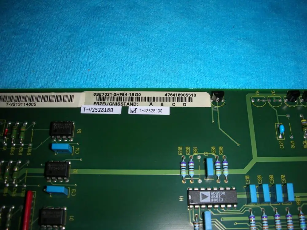 1 шт. б/у SIEMENS 6SE7031-2HF84-1BG0+ 6SE7031-5EF84-1BH0