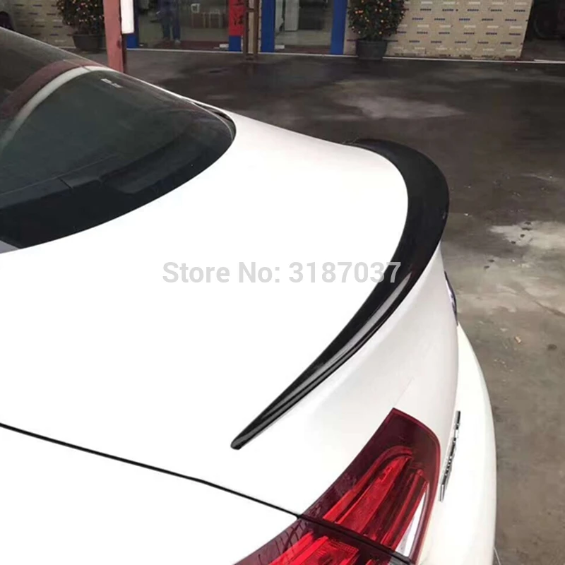 Для Benz W205 две двери C180 C250 C350 C63 ABS пластик Неокрашенный задний спойлер на крыло