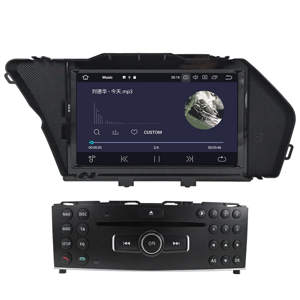 PX6 4+ 64 Android 9,0 автомобильный стерео dvd-плеер gps ГЛОНАСС Navi для MERCEDES BENZ C Class C180/C200/C230 W204 Видео Мультимедиа Радио