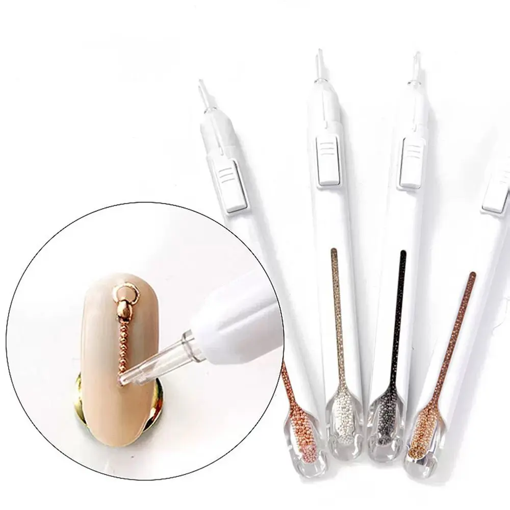 NewSmallBallCaviarNailArtDottingPenSteelBallNailPaintingPen