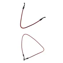 Мотоциклетная оплетенная стальная Тормозная муфта, Масляный шланг, труба 60 см+ 120 см, комплект красного цвета