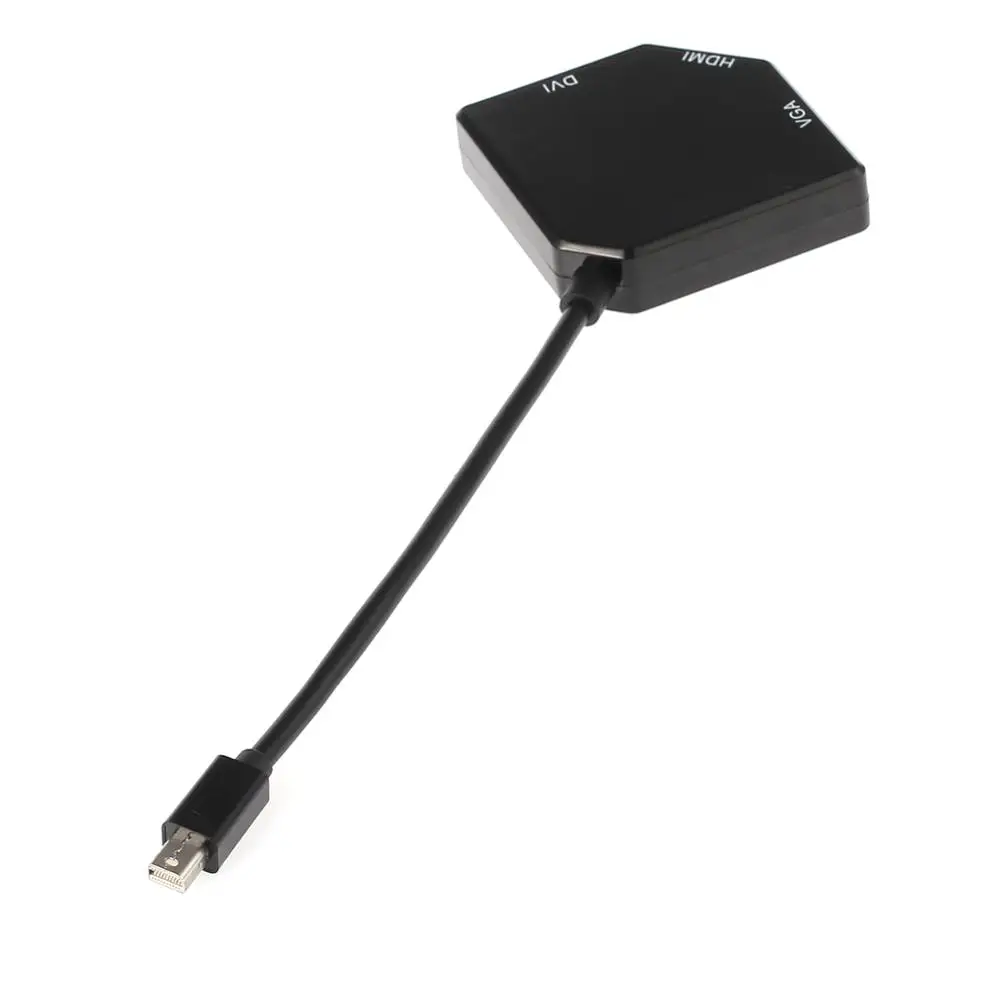 Proster для 3 в 1 Mini display port DP Thunderbolt к DVI адаптер VGA HDMI кабель для монитора преобразователь аудиовизуальных систем адаптер