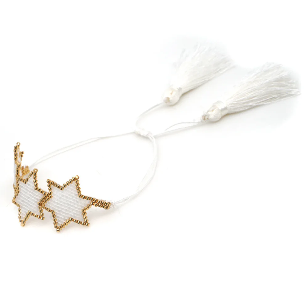 JOYE модный регулируемый браслет miyuki pulsera широкий браслет черная кисточка breslet женские браслеты лучшие друзья