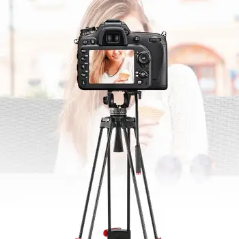 

miliboo Video Shooting Bracket Aluminum Alloy Black Professional Video Camera Tripod Hydraulic Damping Ballhead Shooting Bracket