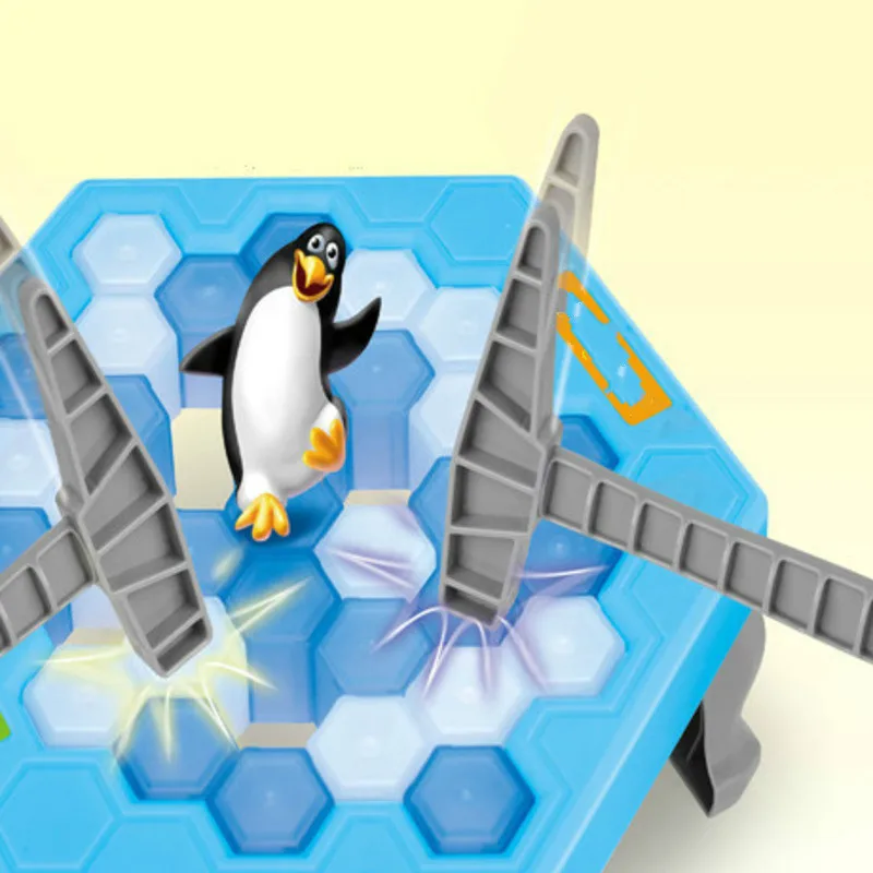 Творческий Пингвин ловушка интерактивные вывеска Indoor Board игра лед breaing игрушки