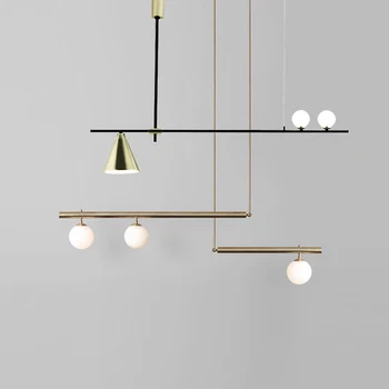 

American Creative Glass Ball Pendant Lights Iron Hoop Hang Lamp For Bedroom Cafe Restaurant Bar Indoor Lighting Fixtures Decor