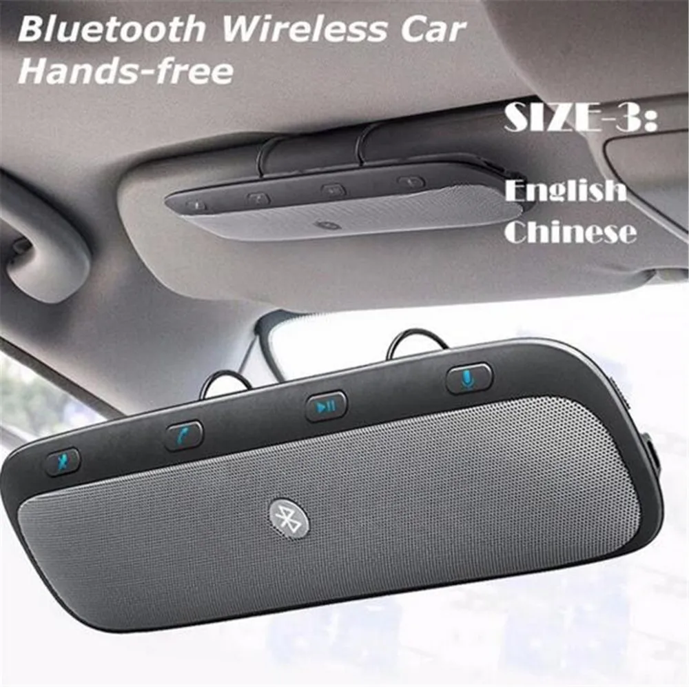 

Car Sun Visor Wireless Bluetooth,Vehicle Speakerphone Sunscreen Shade For Smartphone Bluetooth Wireless Car Hands-free Speaker