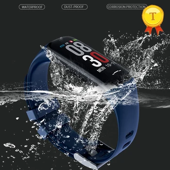 

Smart Band Bracelet IP67 Waterproof Multi-function Sport Watch Heart Rate Blood Pressure Sleep Female Physiological Reminder
