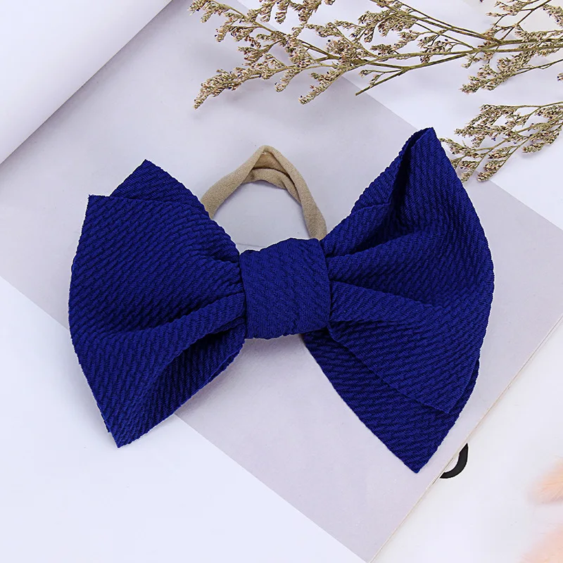 33 Elastique Cheveux Fille Детская повязка на голову с бантом бандо Bebe Fille ободки для девочек Новорожденные Детские Луки завязанные детские украшения для волос - Цвет: 33
