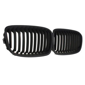

Pair Matte Black Front Kidney Grill Grille For BMW F20 F21 1 Series 2011 2012 2013 2014 Racing Grills