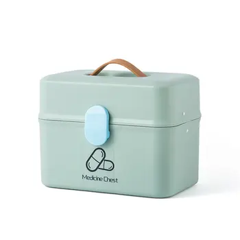 

First aid kit home large capacity box portable storage box first aid box