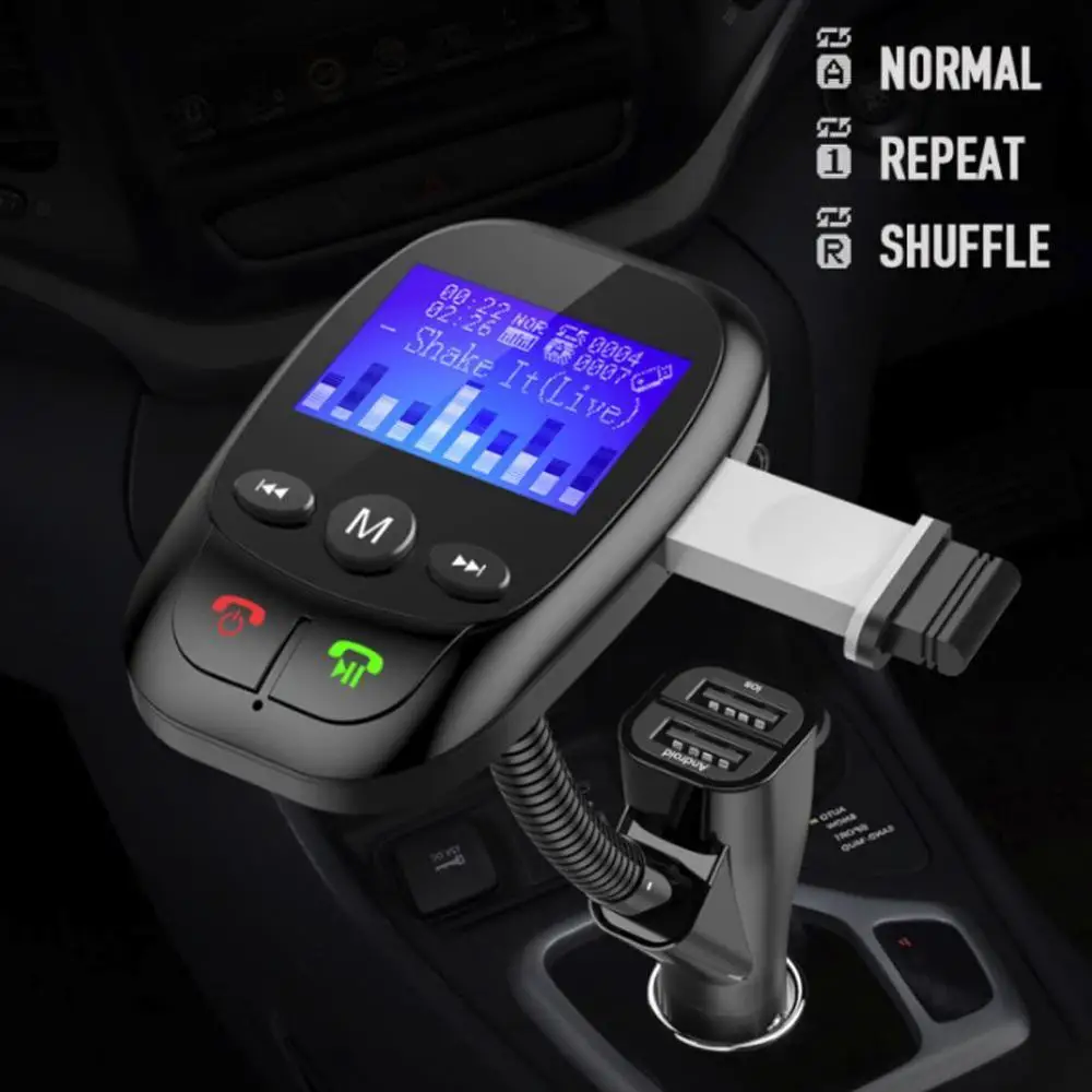Автомобильный беспроводной Bluetooth fm-передатчик в автомобильном радио автомобильный комплект Bluetooth Handsfree и USB зарядное устройство Автомобильный MP3