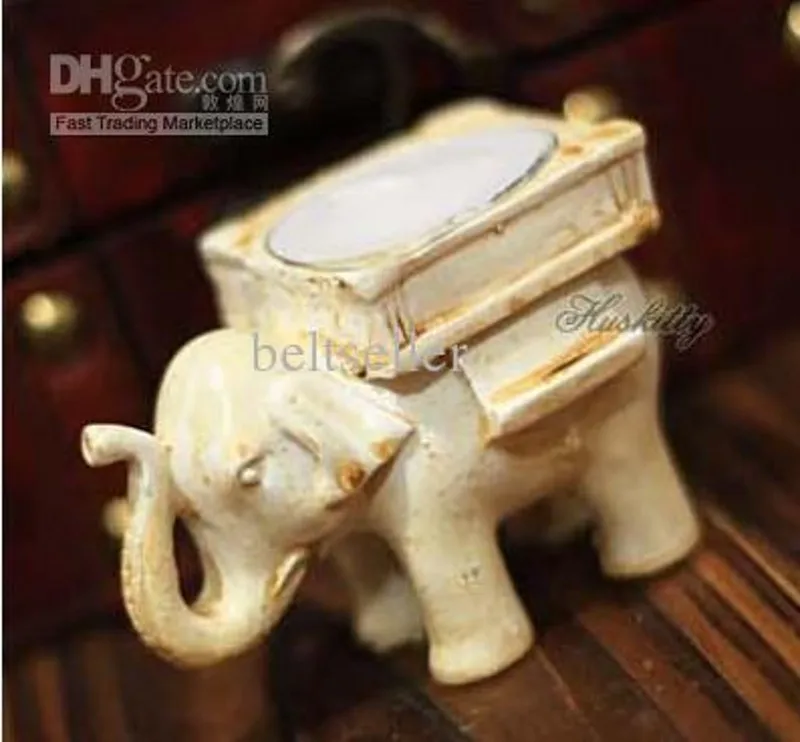Lucky Elephant подсвечник Короткий держатель свечей прием гостей в доме невесты сувениры подарок банкетный стол Декор 10 шт./партия