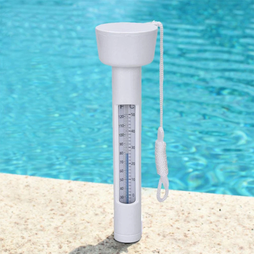 Swim Pool Spa Floating Thermometer Hot Tub Bath Water Temperature Display No Battery f/ Indoor Outdoor Paddling Swimming Pool