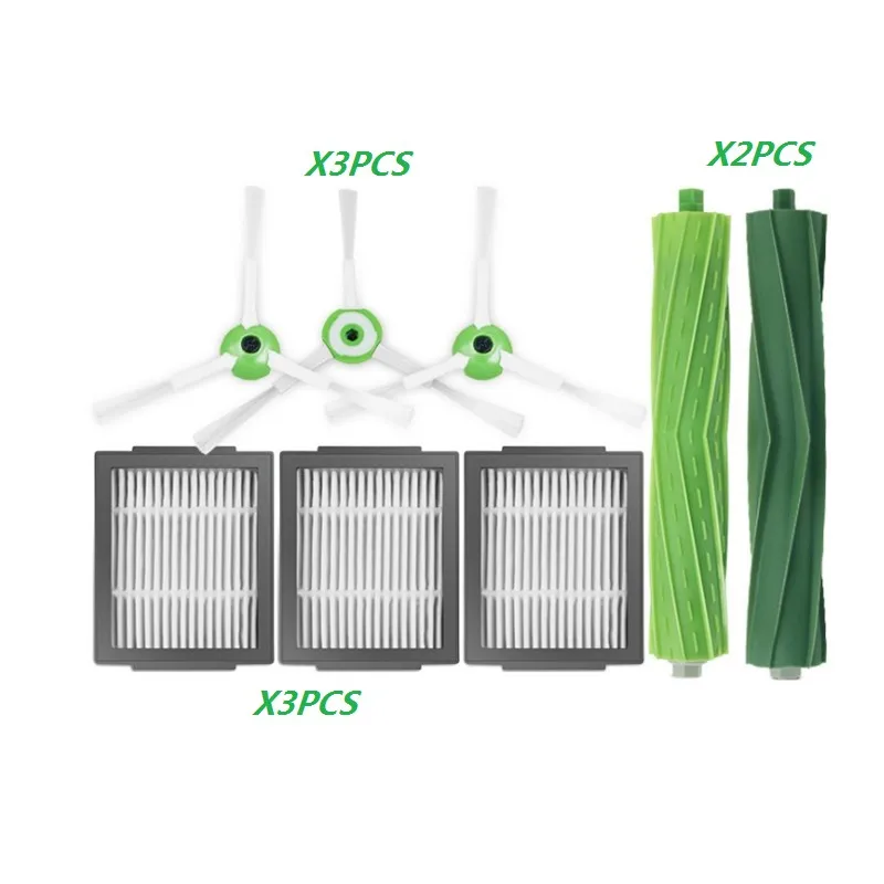

Sweeping Robot Accessories Side Brush Filter Roller Brush Fit For iRobot Roomba I7 E5 E6 Side Brush Filter Roller Brush