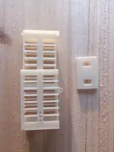 20Pcs48 * 28 * 15 mm  Removable Bee Cage Beekeeping Equipment Beekeeping Supplies Of High-quality White Plastic Bee Queen Cage 