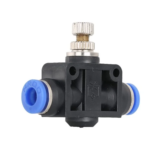 

throttle valve SA 4-12mm Air Flow Speed Control Valve Tube Water Hose Pneumatic Push In Fittings