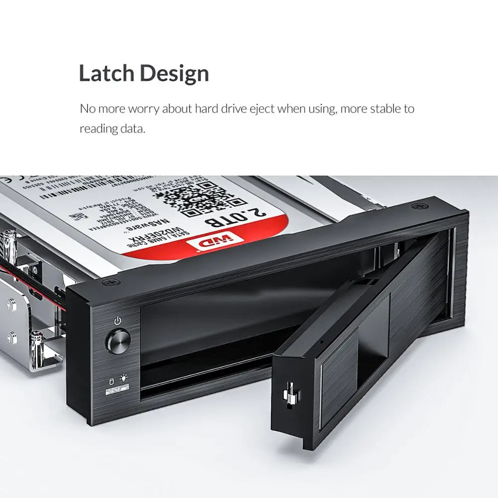  ORICO 3.5 inch HDD Frame Mobile Rack Internal HDD Case CD-ROM Space Tool Free Design Support MAX 6T