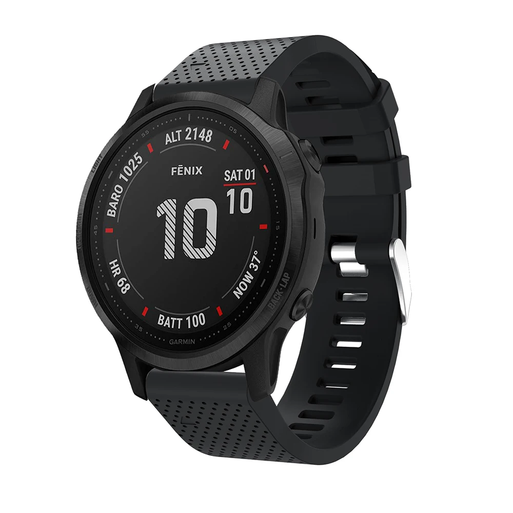 20 мм силиконовый ремешок для часов для Garmin Fenix 6S Quick Release классический ремешок для часов для Garmin Fenix 5s/5s Plus Смарт часы браслет