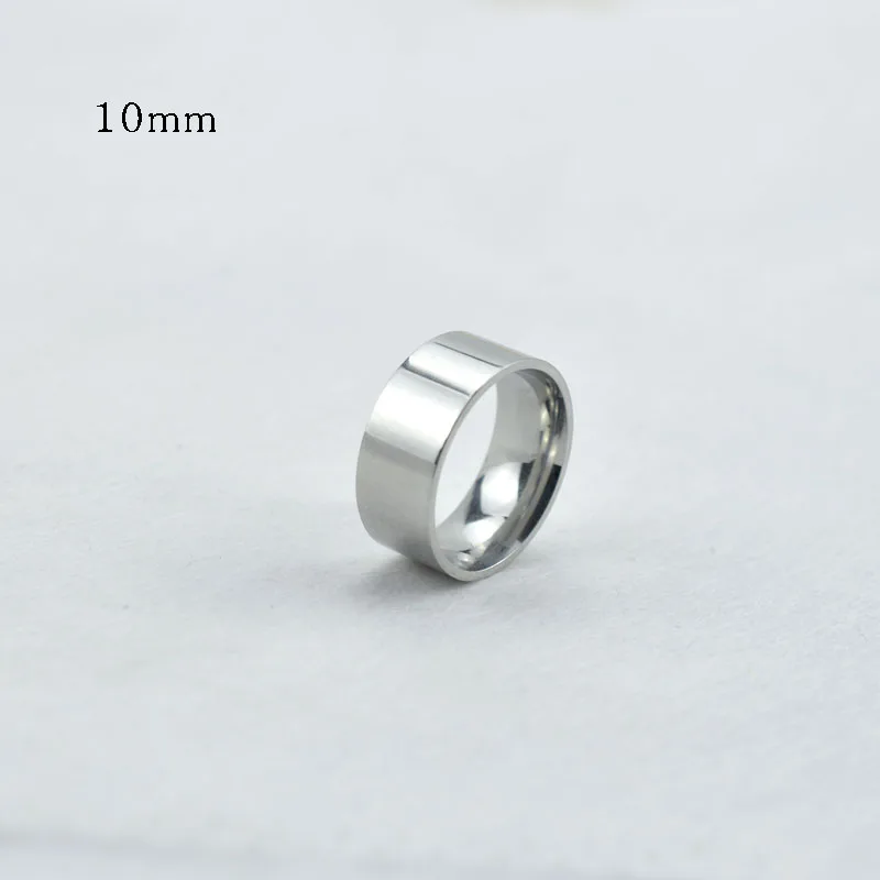 Кольцо из нержавеющей стали шириной 4 мм, 6 мм, 8 мм | AliExpress