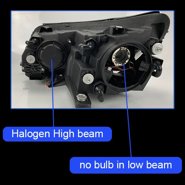 Head Lamp For Car VW Tiguan 2013- Headlights Fog Lights Daytime Running Lights DRL H7 LED Bi Xenon Bulb Car Accessories - Цвет: A
