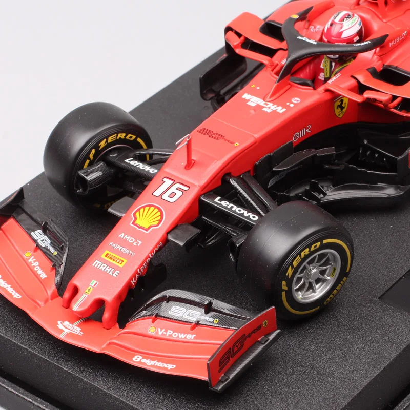 1/18 весы большой BBurago Формула гоночный автомобиль dirver SF90 № 16 Charles Leclerc № 5 Себастьян игрушечные машинки модели автомобилей