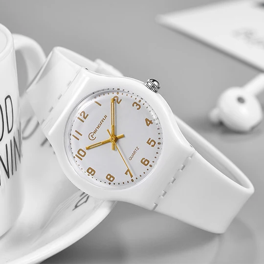 UTHAI CE07-Reloj de pulsera de cuarzo para niños y niñas, relojes impermeables, a la moda