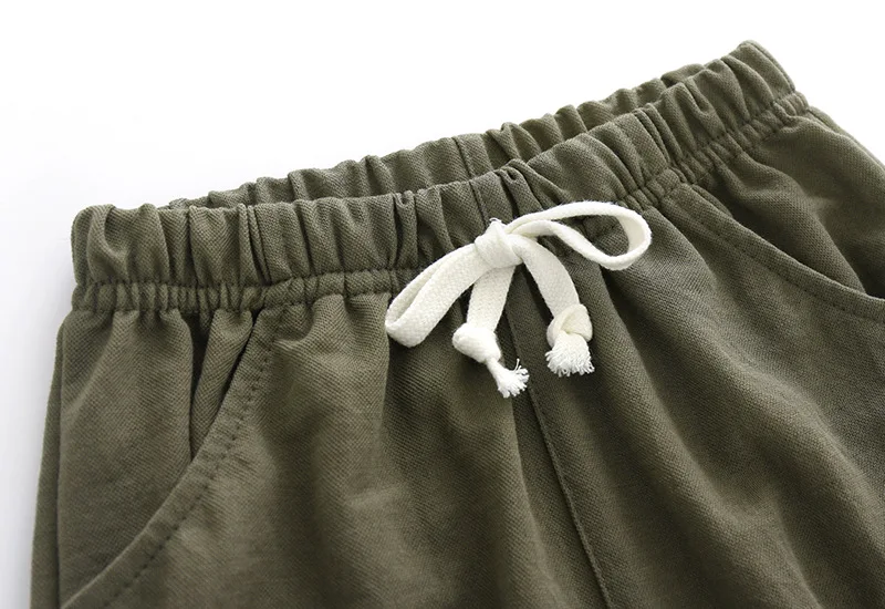 Summer Korean-style Boutique Childrenswear BOY'S Children Embroidery Cartoon Anti-mosquito 9 Pants Crawler