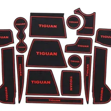 Подходит для Volkswagen 17-импорт Tiguan ворота Слот Pad управления Воды Coaster Refit подлокотник ящик для перчаток-коврик