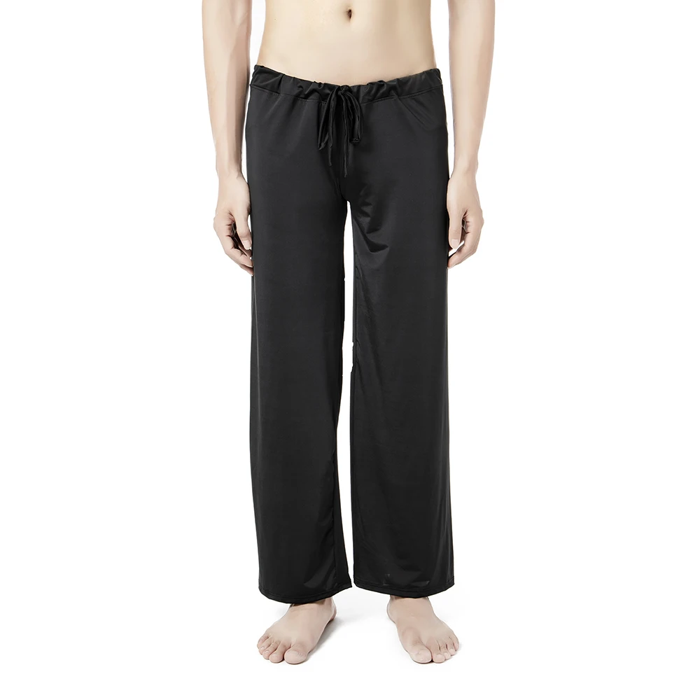 Мужские брюки для отдыха элегантные удобные брюки свободные широкие брюки можно дома высокий эластичный пояс брюки большого размера