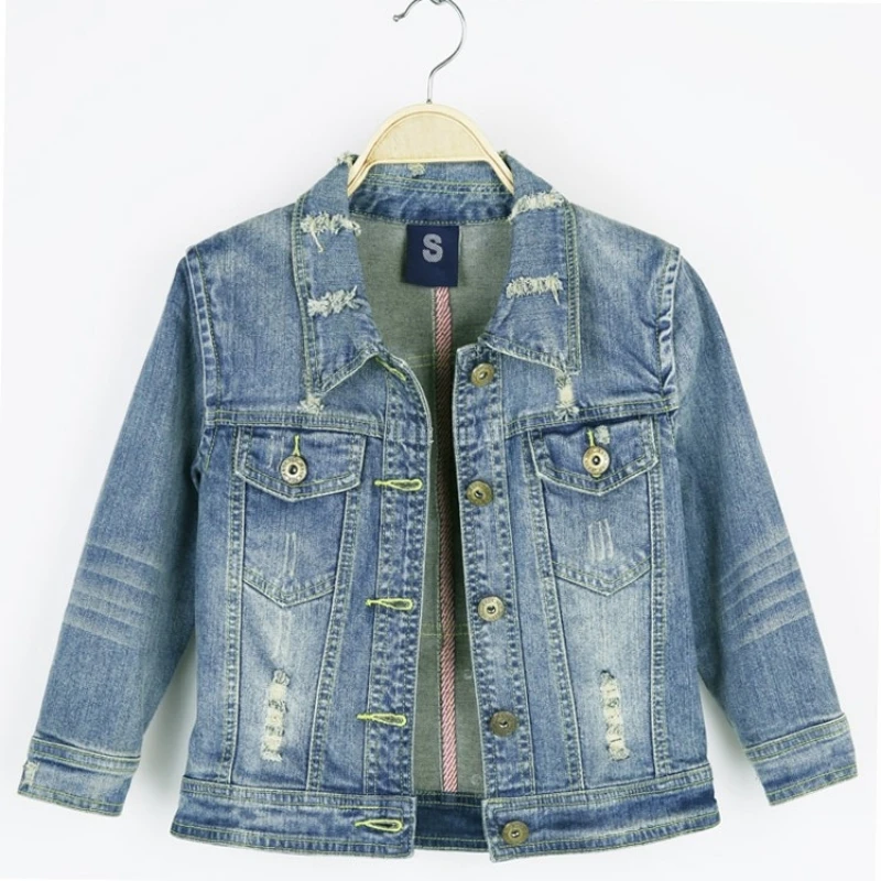 Vintage Half Mouw Denim Jas Vrouwen Vriendje Stijl Harajuku Kralen Ripped Jean Jas Lente Herfst College Jaqueta Feminina Vintage Half Mouw Denim Jas Vrouwen Vriendje Stijl Harajuku Kralen Ripped Jean Jas Lente Herfst College Jaqueta Feminina