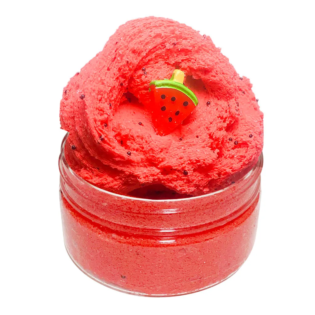 

Watermelon Fruit Fluffy Foam Slime Clay Putty Scented DIY Light Soft Slime Toys Toys Gift for Children Игрушки