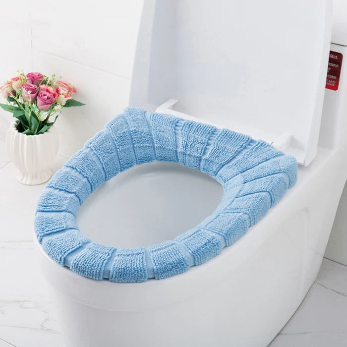 Soft Bathroom Toilet Seat Closestool Washable Warmer Mat Cover Pad Cushion Bathroom Accessories AUG889