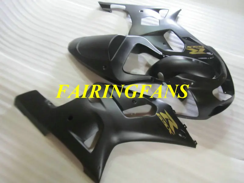 Инжекторный комплект для GSXR600 750 K1 01 02 03 GSXR 600 GSXR750 2001 2002 2003 матовый черный Обтекатели Кузов+ подарки SH63